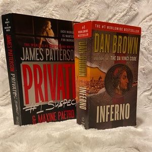 James Patterson and Dan Brown 2 Book Bundle
